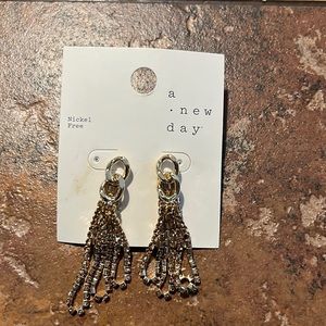 A New Day Gold Chain Dangle Earrings